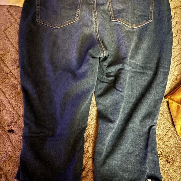 Gloria Vanderbilt Blue Capris - Picture 4 of 10